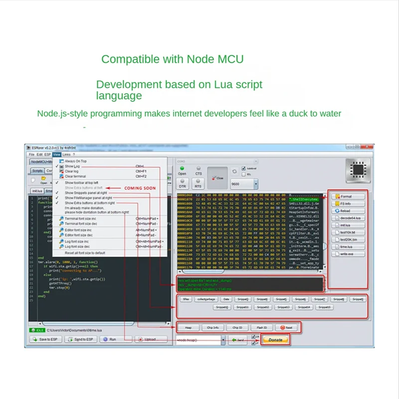 【تخفيضات سريعة】ESP8266 Wifi Module Python Development Board Lot Starter Kit متوافق مع برنامج Arduino/Raspberry Pi C++ Python