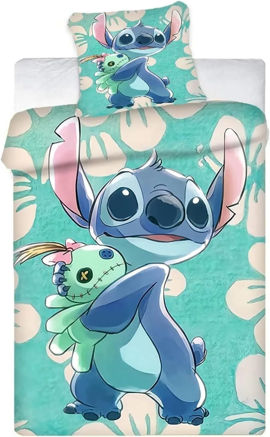 Disney Lilo Stitch Bedding Set Children Duvet Covers Pillowcases Children's Holiday Gifts Cartoon Quilt Cover Boy Girl Gift