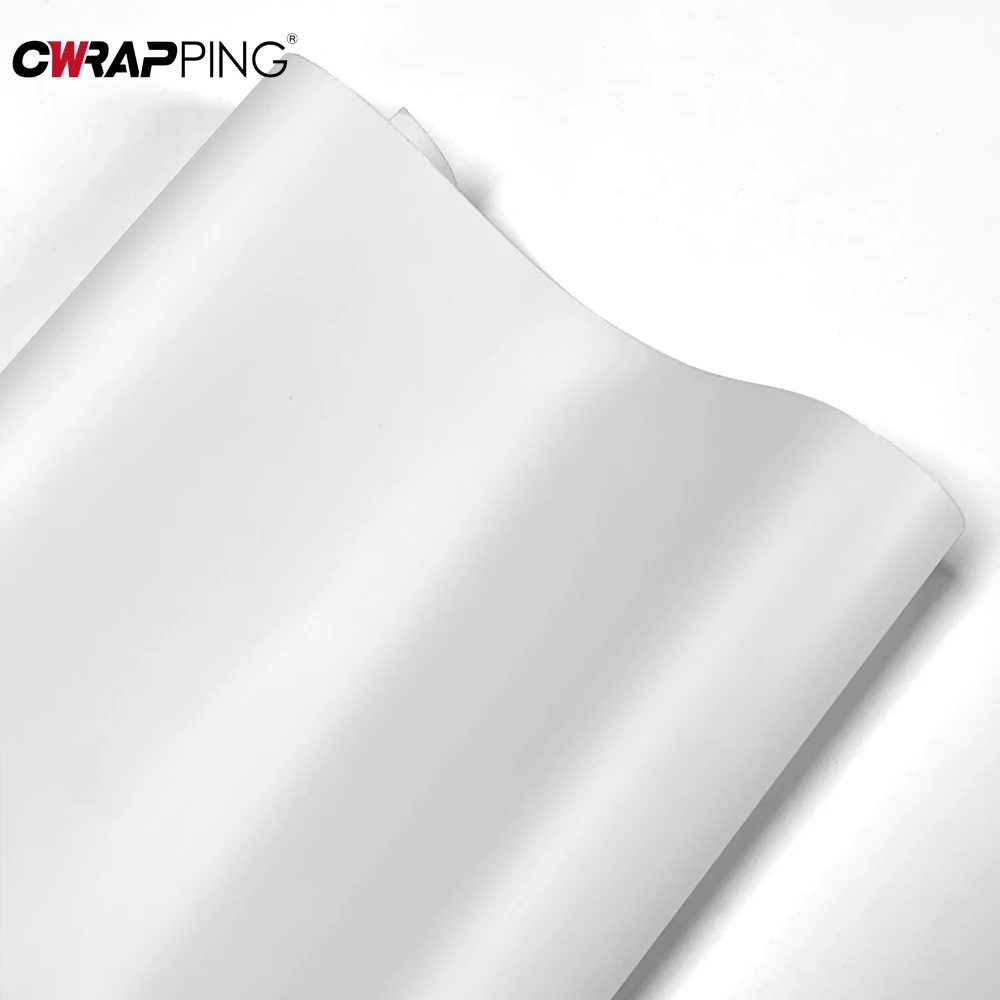 ماتي الأبيض عصا جسم السيارة ماتي الفينيل فيلم ملصق مضاد للمياه السيارات الجسم تغيير لون الفيلم للدراجات النارية اكسسوارات السيارات