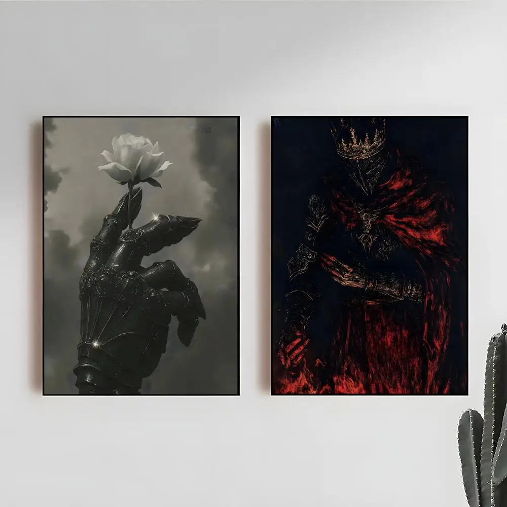 Dark Medieval L-Lords of the Fallen Action RPG Game Poster Style Poster Premium For Living Space Home Bar Cafe Wall Decor & Gift