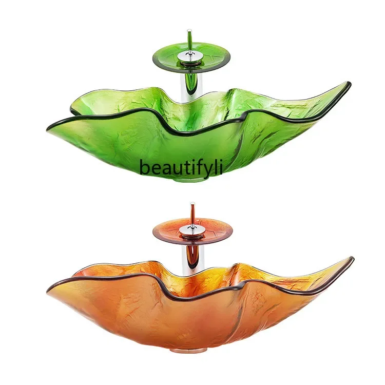 

Tempered glass wash basin, toilet table, wash basin, wash basin, bathroom