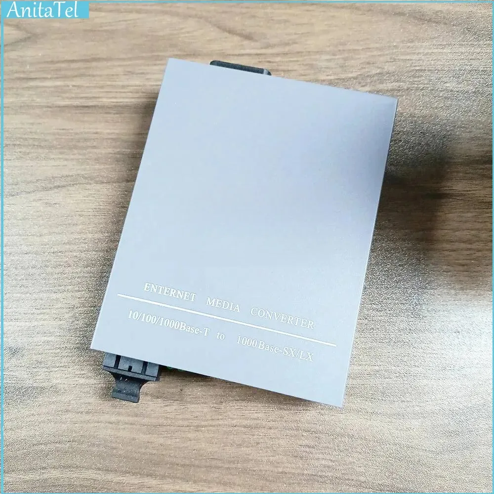 

1Pair 10/100/1000Base Netlink HTB-GS-03-AB SM Simplex Fiber Optic Media 20KM Enternet Optical Transceiver Converter