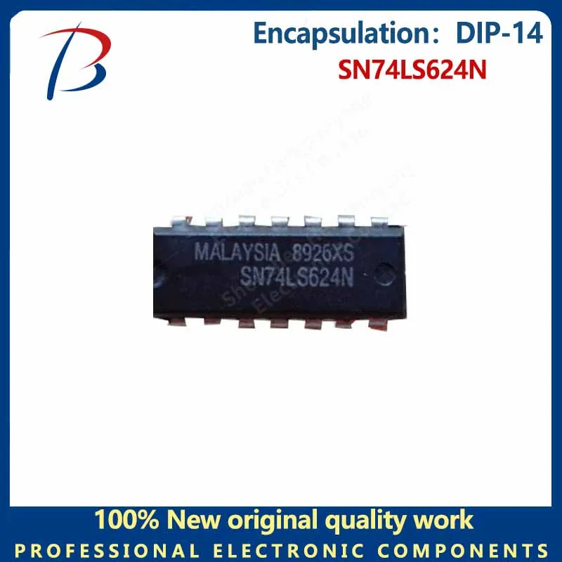 رقاقة VCO في الخط ، SN74LS624N ، DIP-14 ، 5