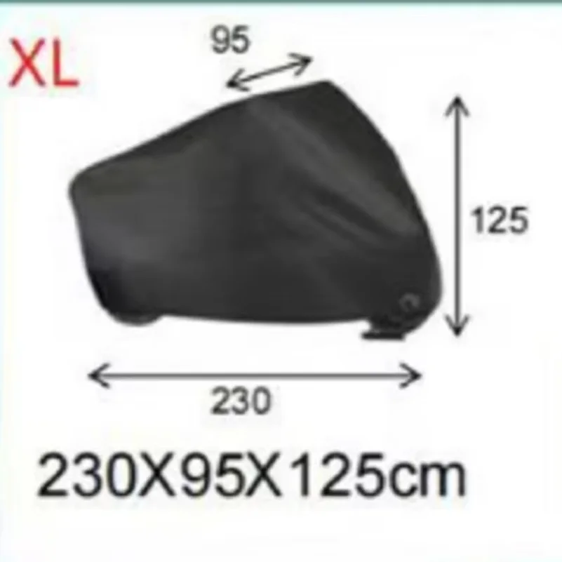 Outdoor Motorcycle Cover Protection Tear Proof Ventilation Rainproof Dust Sunshade for Bikes