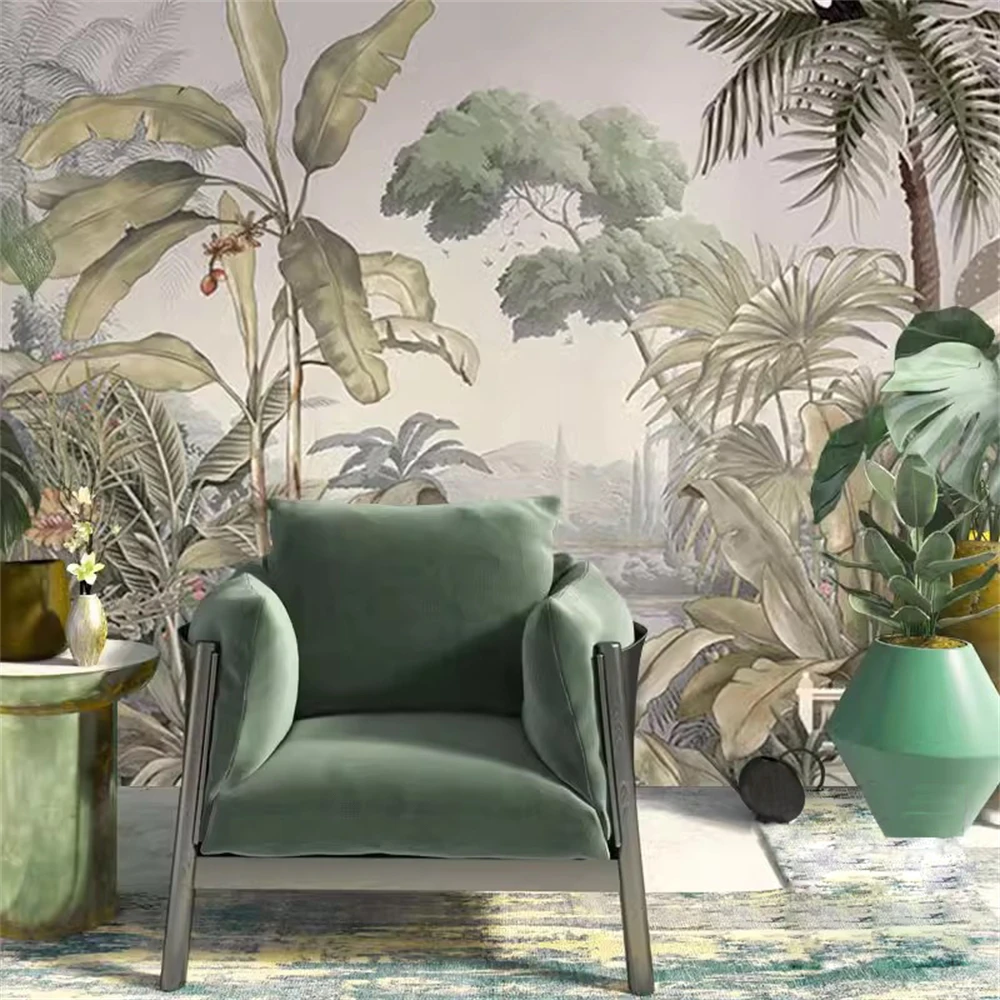 

Custom Southeast Asia Animal Wallpaper bedroom decoration bedroom accessories mural wallpapers art wall decor home improvement