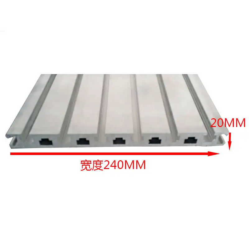 DIY CNC Router Machine Accessories Aluminum Alloy 20240 Panel T Slot Aluminum Profiles Extrusion Frame