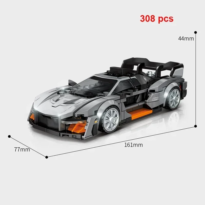 Hypercar Aérodynamique — Argent & Orange