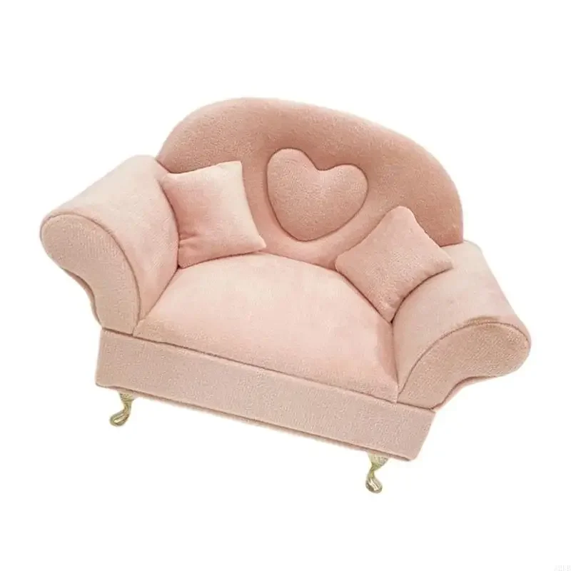 

1/6 масштаб кукольных домиков, диван, модель дивана, шкатулка для украшений и ролевых игр, сцена 15UB