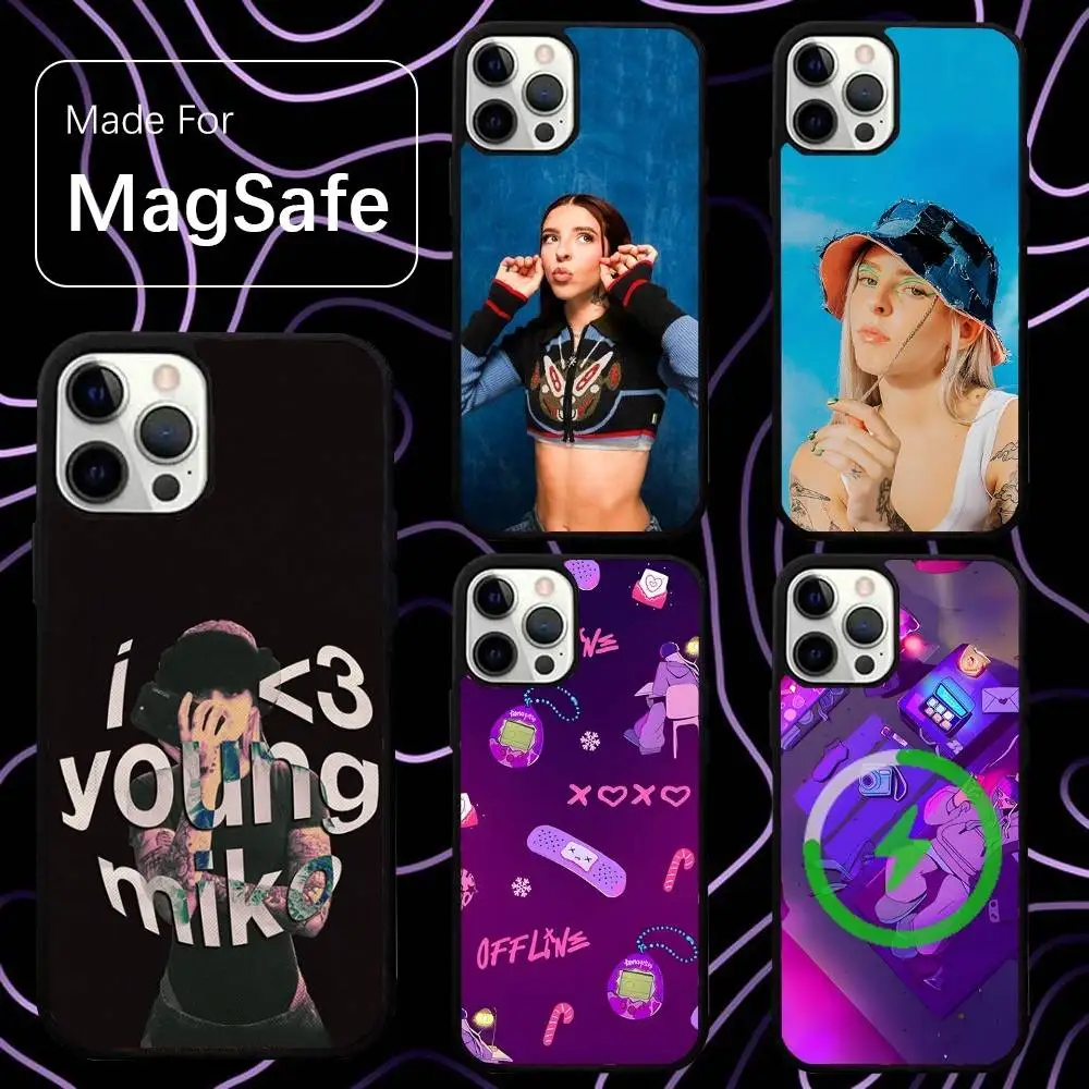 

Young Miko Jetski Rapper Phone Case For iPhone 16,15,14,13,12,11,Pro,Max,Plus,Mini,SE New Magsafe Magnetic Wireless Charging