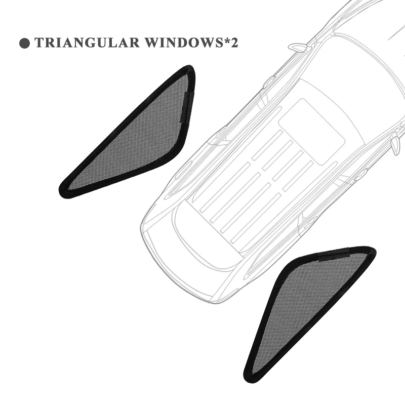 Voor KIA NIRO 2017 2018 2019 2020 2021 2022 Auto Zonnescherm Voorruit Magnetische Mesh Gordijn Achterzijde Venster zonneklep Schaduw