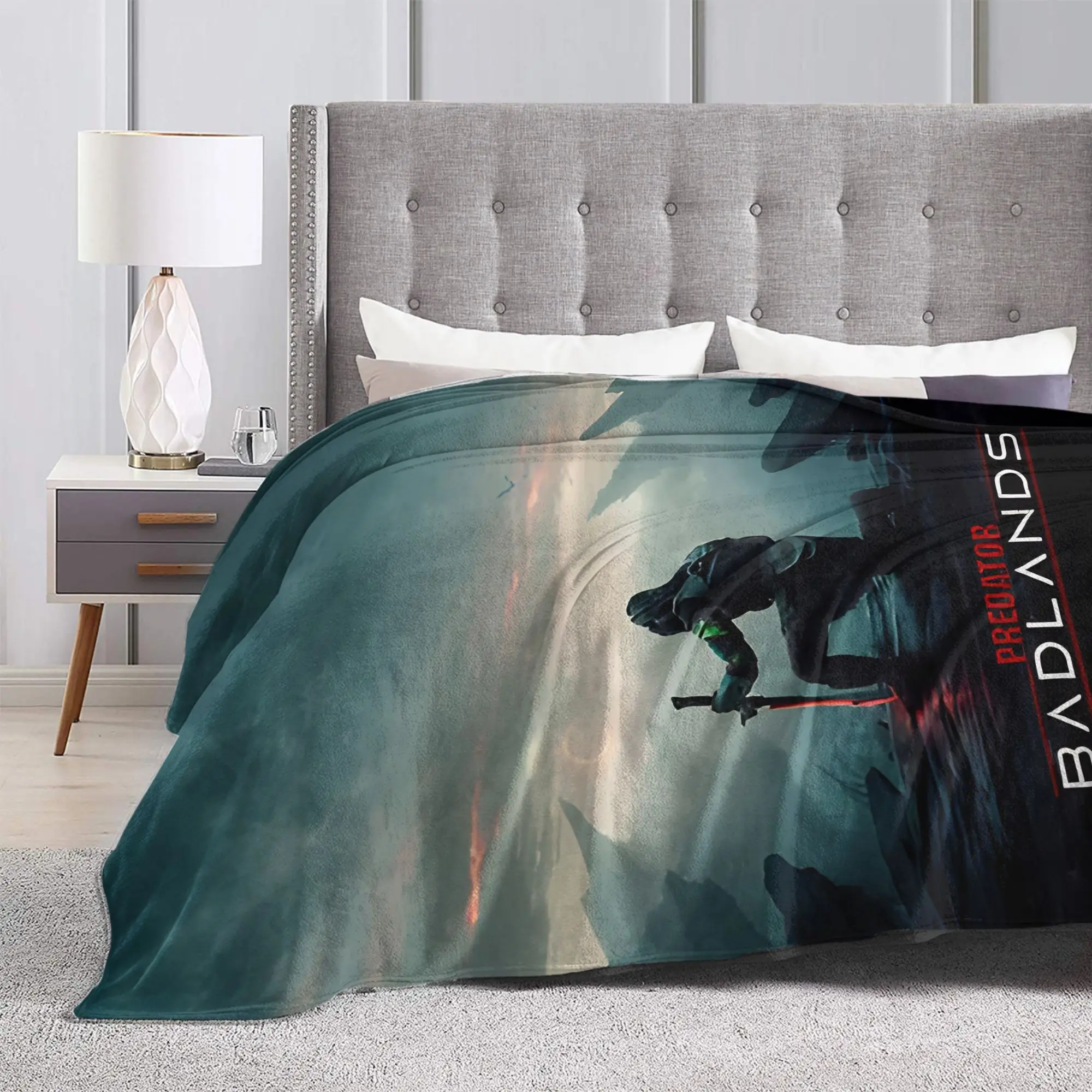 المفترس Badlands 2025 أفلام الفانيلا بطانية دافئة لينة رمي بطانية للمنزل ديكور السفر رقيق أريكة غطاء سرير