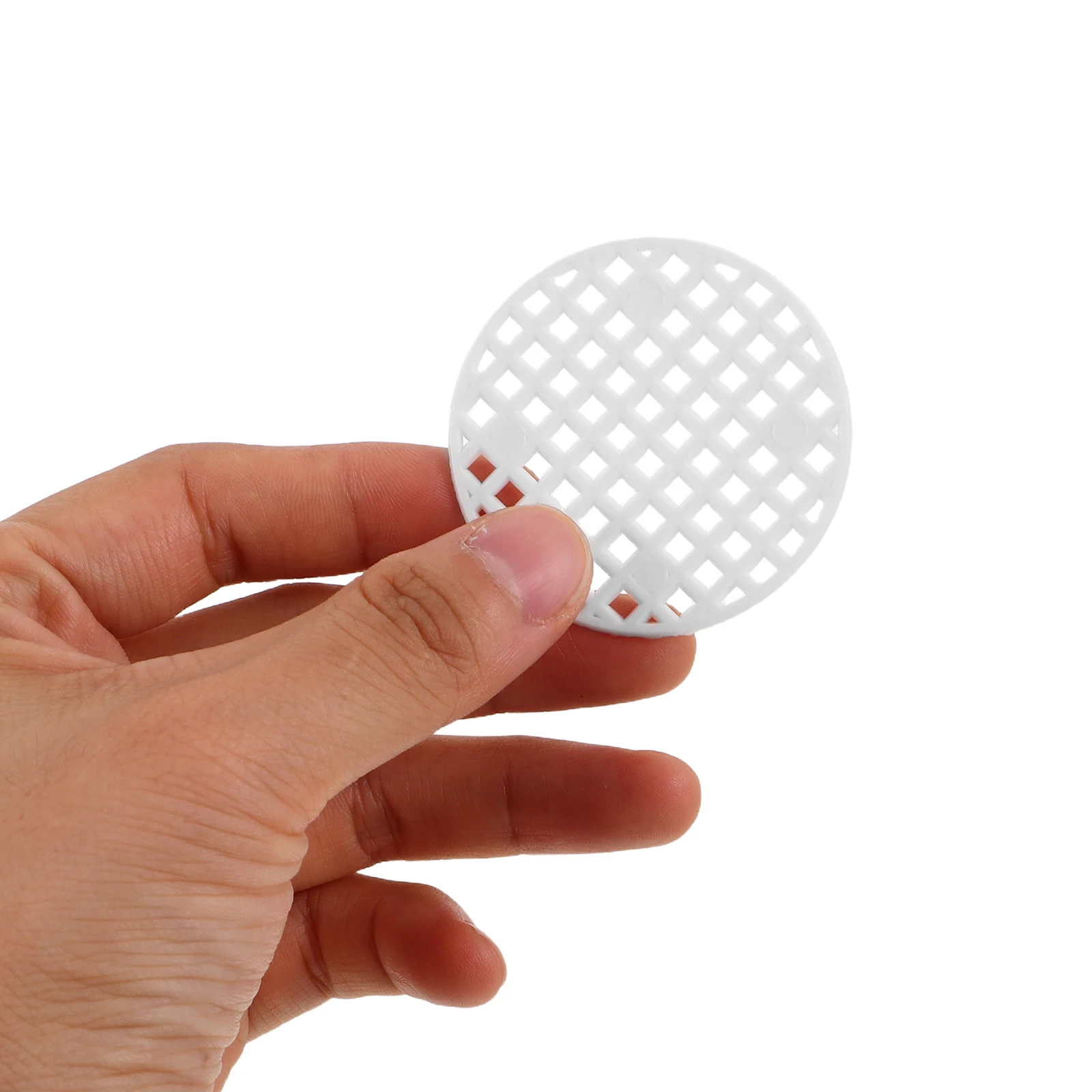 

100pcs Flower Pot Pads White Plant Pots Hole Mesh Pad Breathable Drainage Grid Mat For Indoor Outdoor Planters Bonsai -