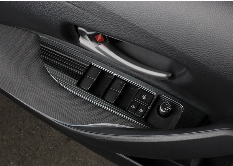 Für Toyota Corolla E210 Hybrid 2019 2020 2021 2022 2023 2024 Edelstahl Auto Tür Fenster Glas Lift Schalter Taste panel Abdeckung – Detail 12