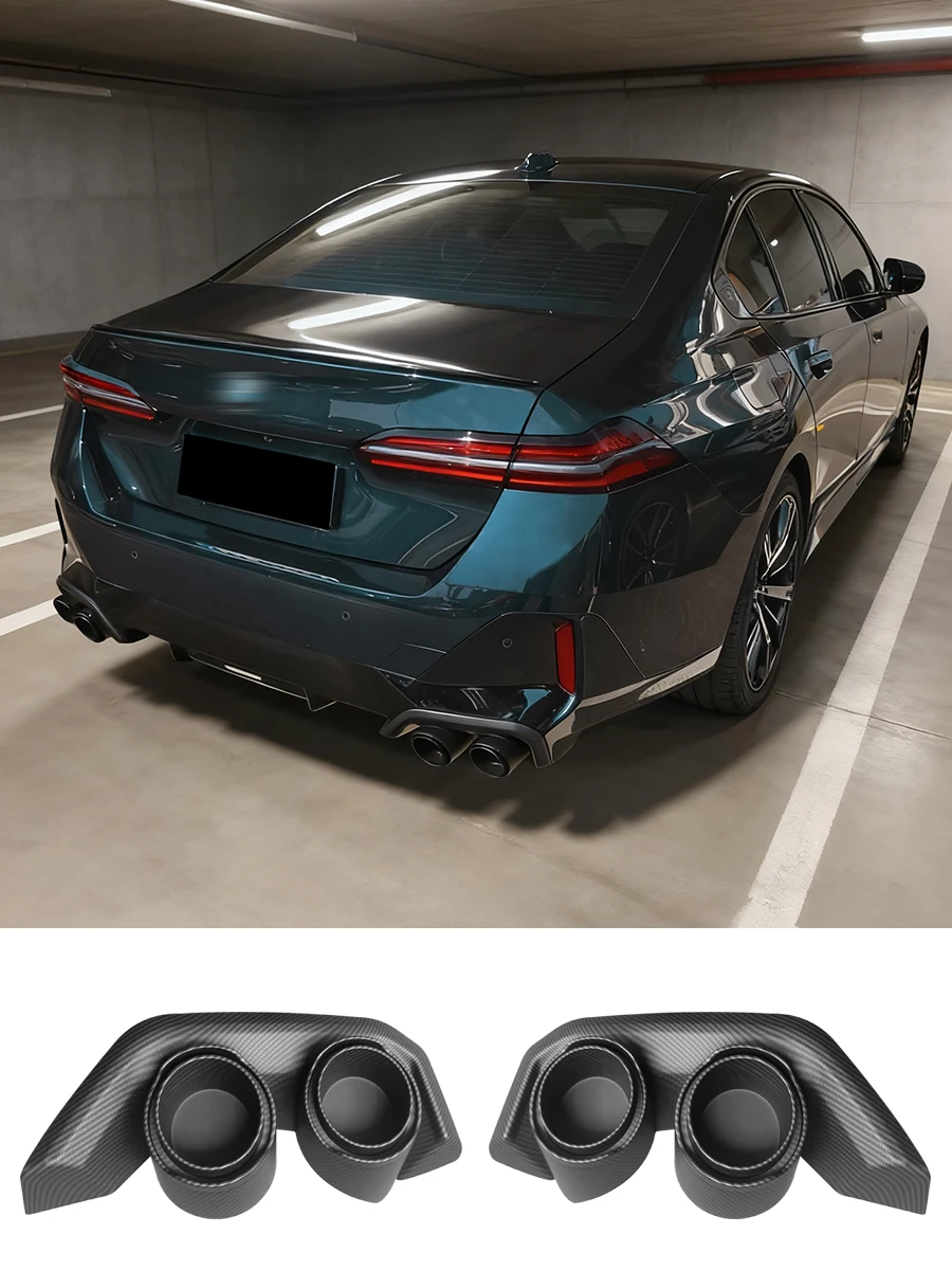

Simulated Exhaust Head for BMW G60 525i 530i 5 Series Plastic Exhaust Pipe Tail Decoration 2024-2026 Rear Bumper Accessories
