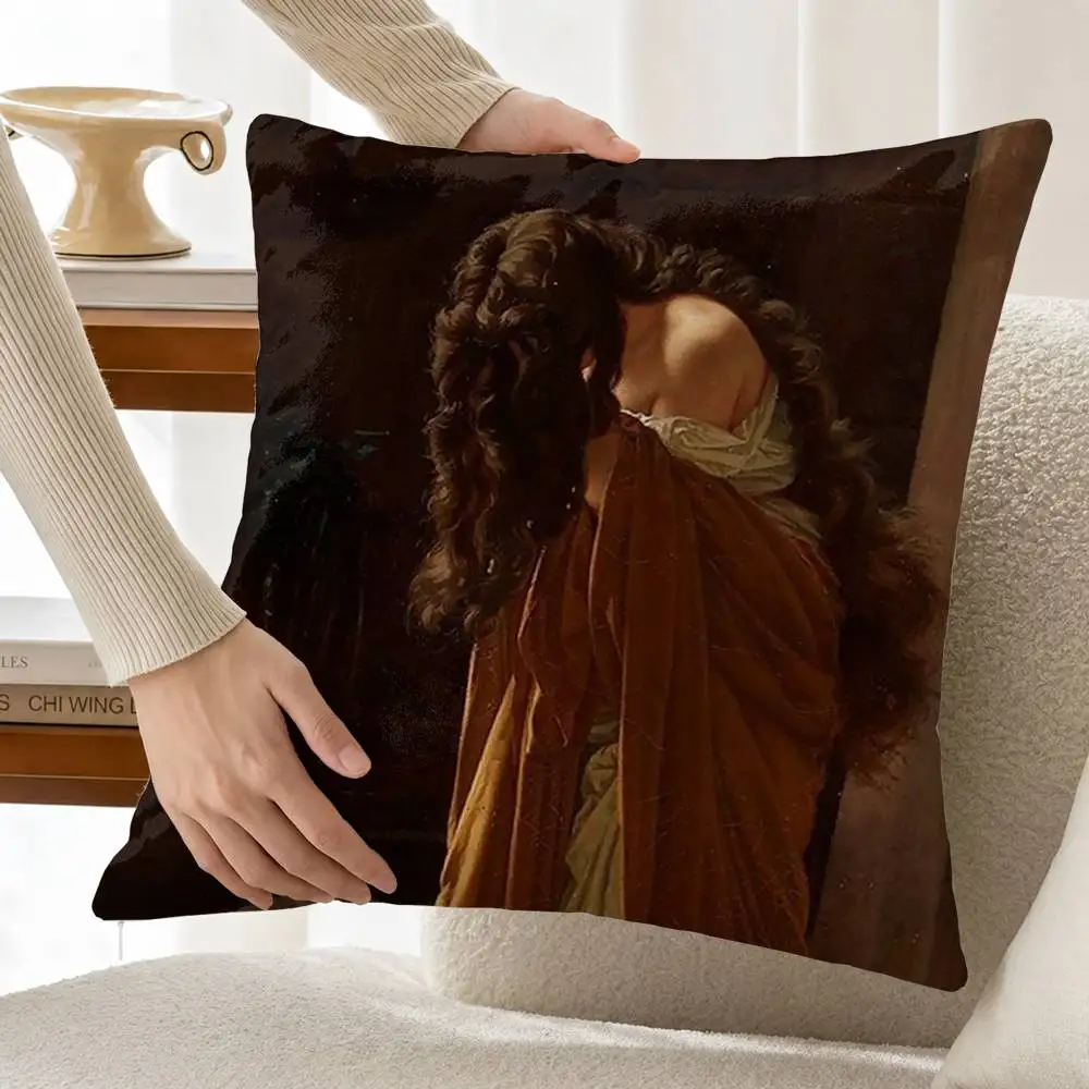 M-Mary Magdalene Art Custom Double Sided Print Square Pillow Cushion Cover
