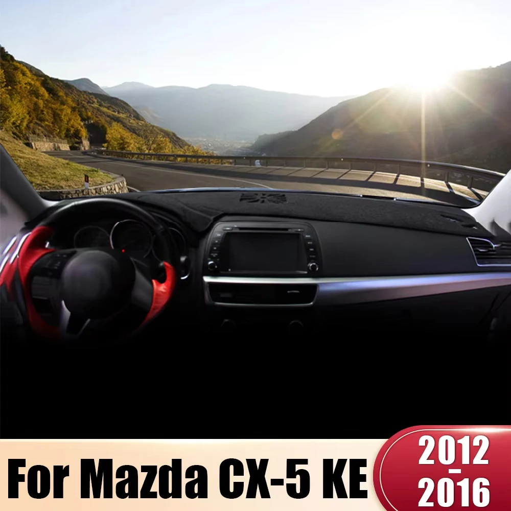 

For Mazda CX-5 2012-2016 Dashboard Cover Mat Anti Glare UV Protection Anti Scratch Interior Decor Modification Car Accessories
