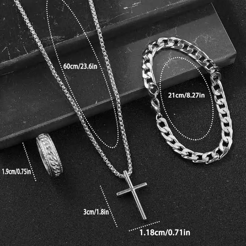 4 шт., мужские модные часы, простые мужские часы из сплава, повседневные мужские кварцевые наручные часы, комплект ювелирных изделий, лучший выбор для свиданий