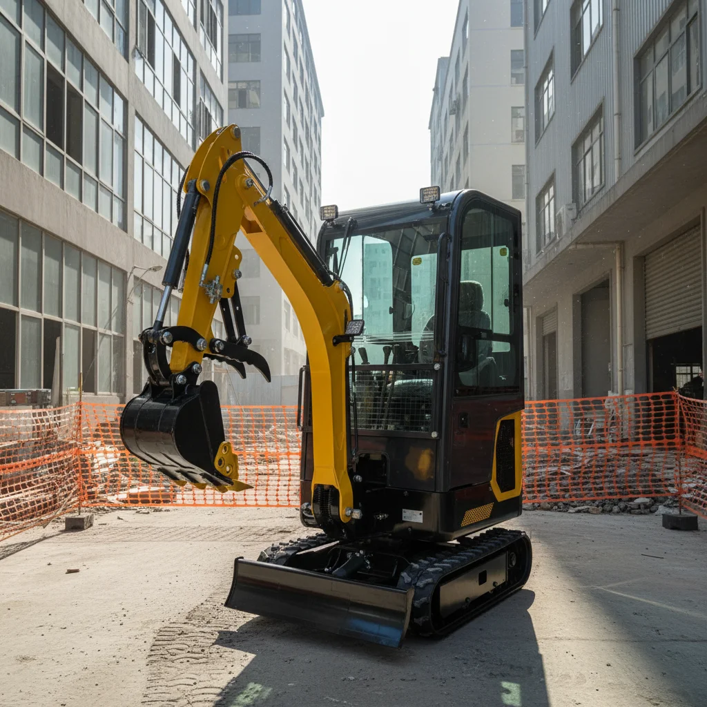 

New Arrival 1.5Ton Mini Crawler Excavator EPA Euro5 Compact Digger For Household Orchard Fast Delivery
