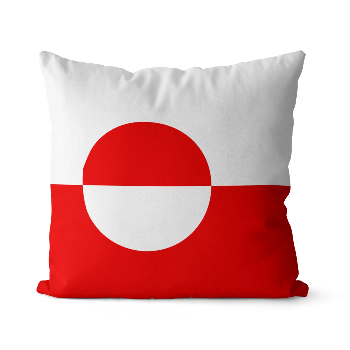 Wuzidream The Greenland Flag Pillow Cover Decoration Pillow Case Decorative Throw Pillow Cover For Sofa Cushion Cover