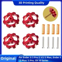 For Creality Metal Leveling Nuts, Hand Twist Nuts Set for Ender 3/3 Pro/3 V2/3 Max, Ender 5/5 Plus/ 5 Pro, CR 10 3D Printer Bed