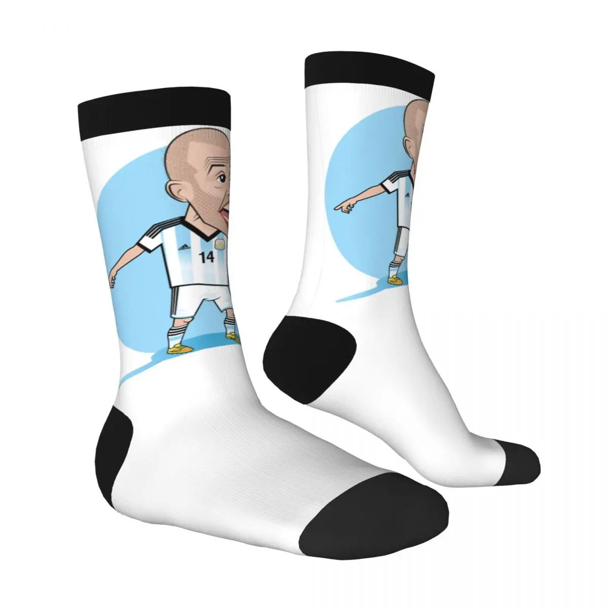 Creative Argentina 3 Mascheranos And Javiers Football Team Stocking The Best Buy Field pack Compression SocksHumor Graphic