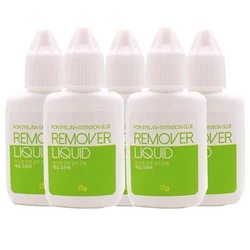 Original Korea Remover Liquid for Eyelash Extensions Glue Wholesale Clear Gel Cleaner False Lash Removal Liquid 15g