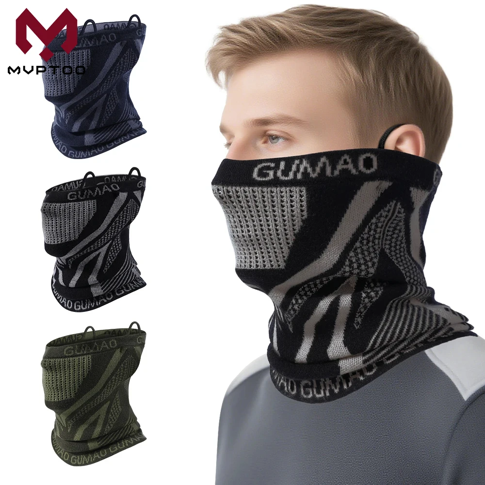 Winter Bandana Neck Warmer Gaiter Ski Windproof Half Face Cover Thermal Sports Running Cycling Hiking Snowboard Mask Scarf Men