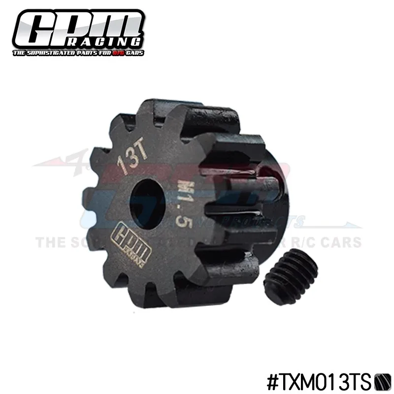 GPM Medium Carbon Steel Motor Gear 12T 13T for TRAXXAS-1/5 X-MAXX 6S 8S XRT