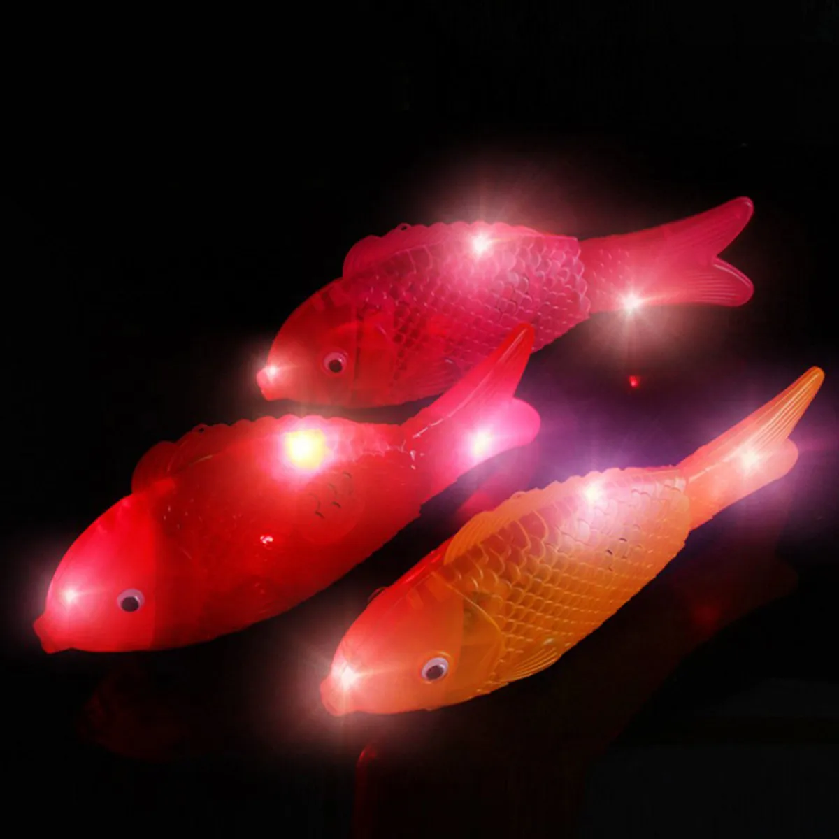 

2Pcs Glowing Music Swing Fish Children Educational Rocking Baby Crawling Developmental Interactive Kids Play Music Rocking Fish