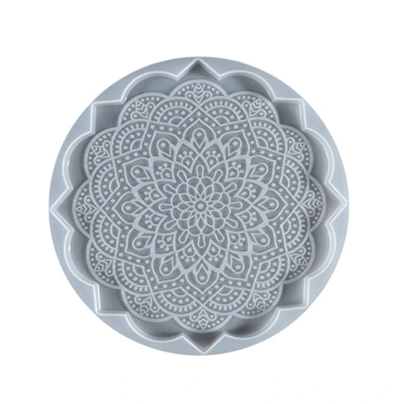 Silicone Mold Mandala Placemat Tray Mold Epoxy Resin Mold for Diy Craft Dropsale