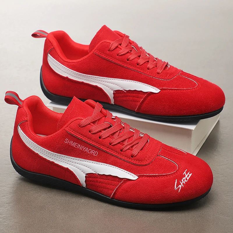 Men Classic Daily Casual Shoes Flat Soft Sole Breathable Anti Slip Wearproof Outdoor Walking Leisure Sneakers