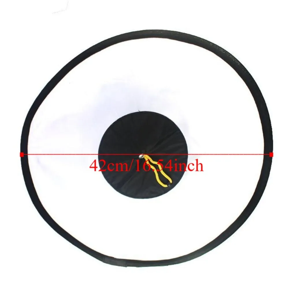 Picture 7: Collapsible Softbox Diffuser Round Cone Reflector Folding Camera Diffuser With Storage Bag Adjustable Flash Diffuser