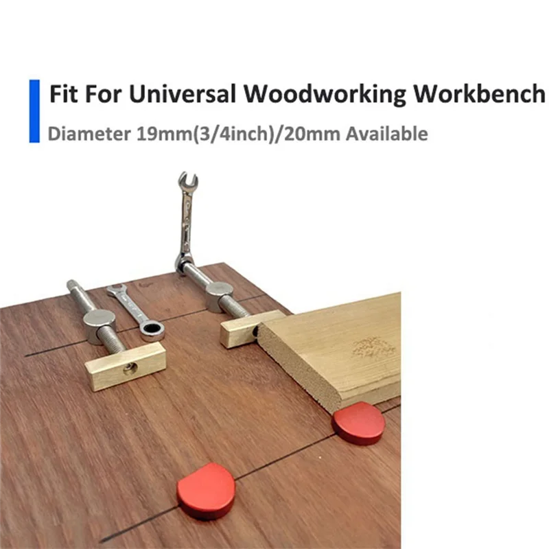 표면 클램핑용 ABJY-6 죠, 20mm 구멍이 있는 테이블에 표면 클램핑용 알루미늄 바이스