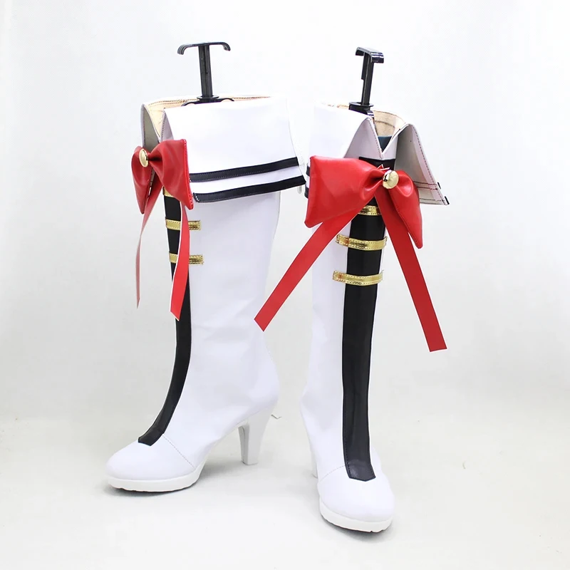 

Gold Ship Cosplay Shoes Anime Pretty Derby Role Play Halloweens Carnival Party Boots For Womene;5'b\7/m'