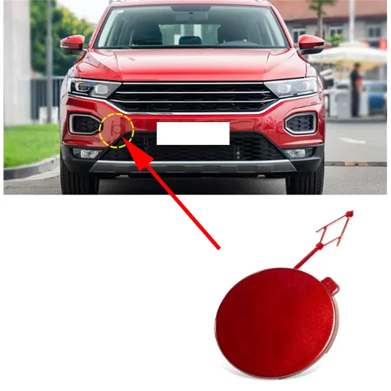 For VW T-Roc 2018 2019 2020 2021 2022 Front Or Rear Bumper Tow Hook Eye Cover Cap