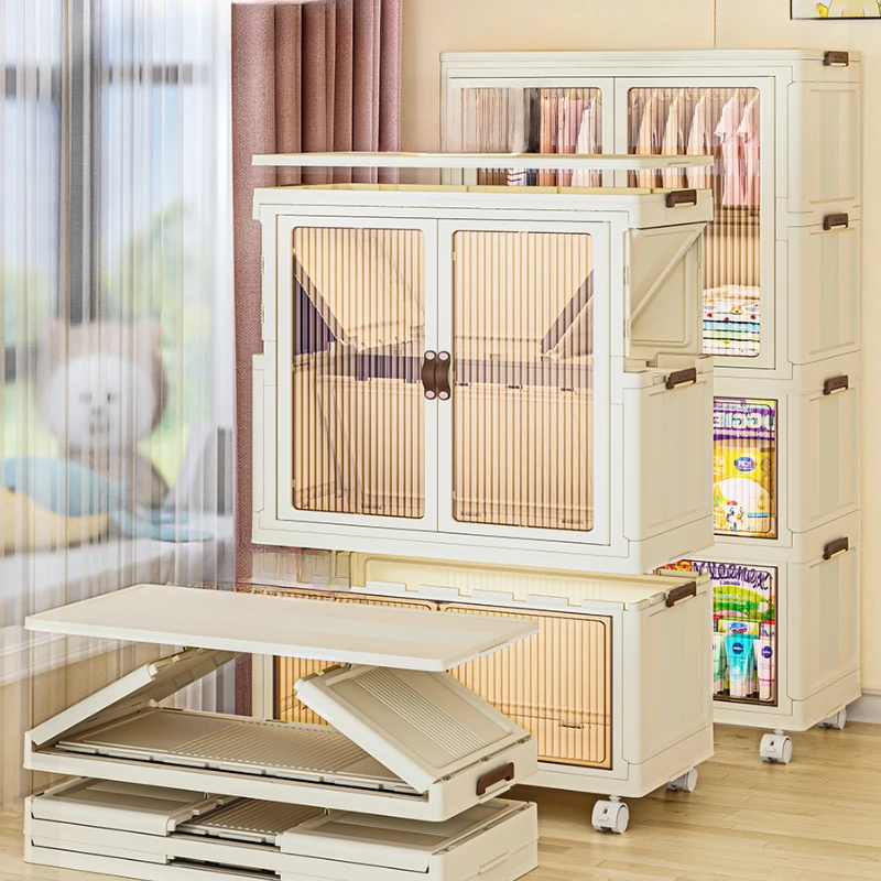 Installation-free baby wardrobe children's clothes finishing box