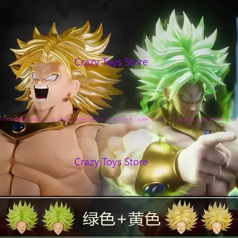 

In Stock Dko Toys Broly Head Sculpture Dragon Ball Z Beast God Super Saiyan Broly Head Accessories Anime Action Figure Gift Toy