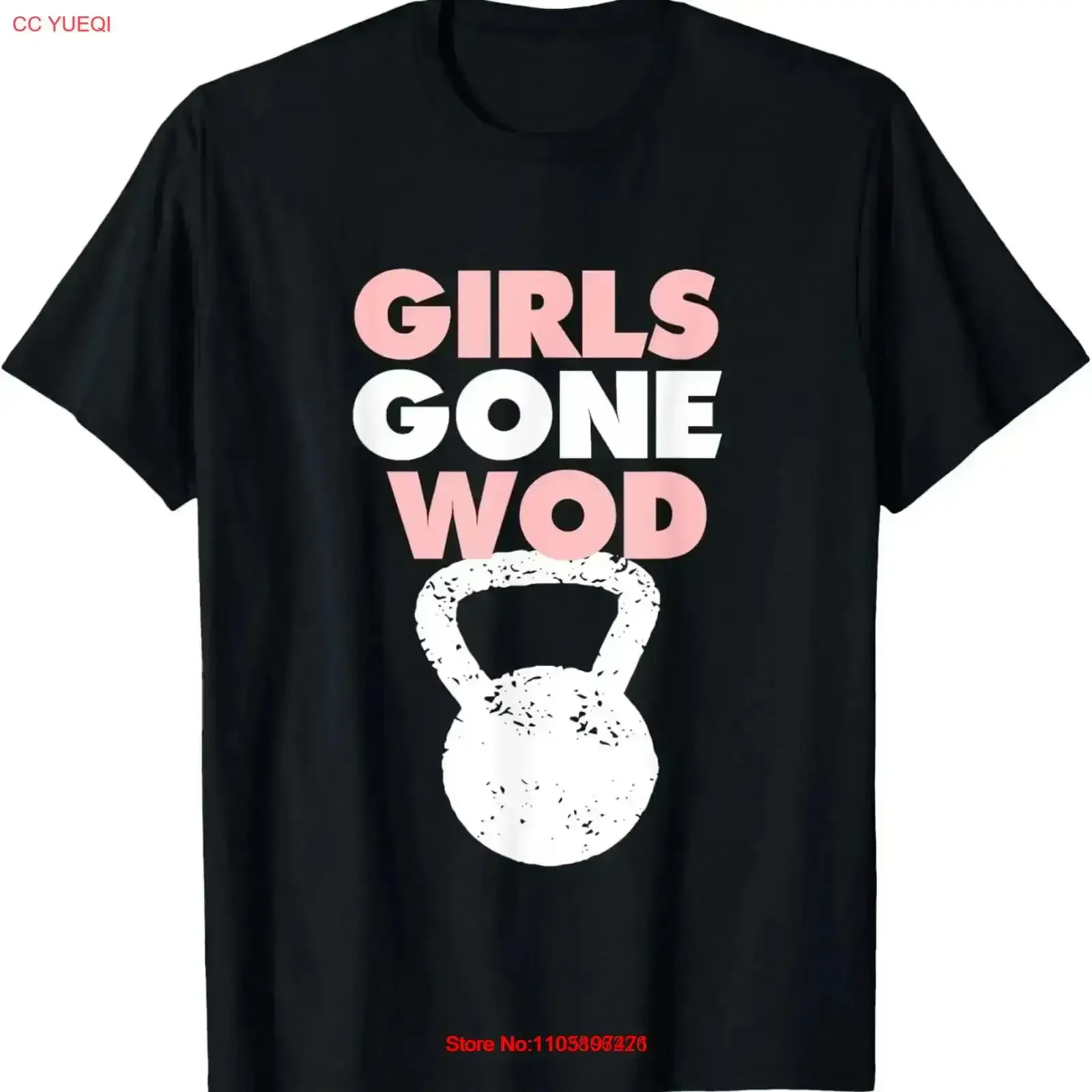 مضحك WorkouT تي شيرت الفتيات ذهب WOD خمر غسلها لينة تنوعا مريحة الرسم عادية قليلا أوم امتدت خمر #1