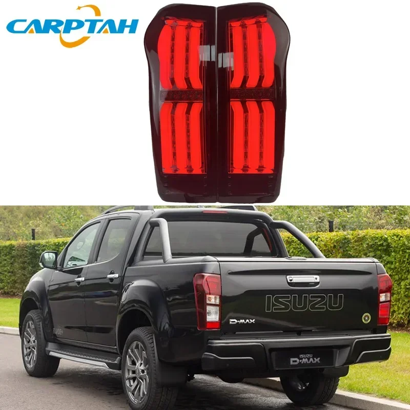 

Car LED Taillight For Isuzu D-max Pickup truck 2012-2019 Rear Running Lamp Brake Reverse Turn Signal Waterproof Car Accessories