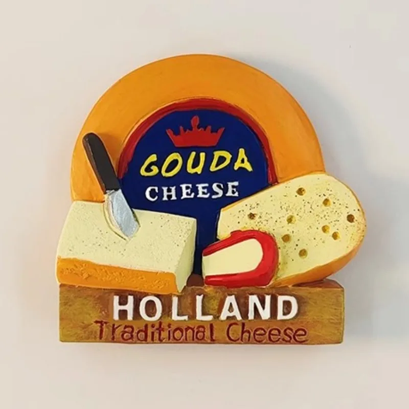 Holandia Magnesy na lodówkę Amsterdam Pamiątki turystyczne Holland Podróżne naklejki magnetyczne na lodówkę Wystrój domu Prezenty ślubne