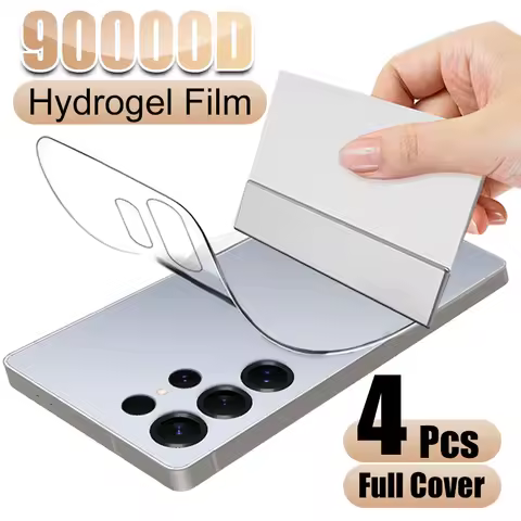 4Pcs Back Hydrogel Film For Samsung Galaxy S25 S24 Ultra S23 S22 S21 Plus Phone Back Protective Films Galaxy A55 5G A54 A53 A25