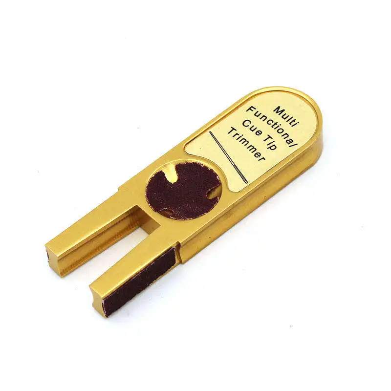 Billiard Maintenance tool U-Shaped 3 in 1 Multi-Functional Cue Tip Shaper Tool for Snooker/Pool Cue,Billiards Stick Tips Trimmer