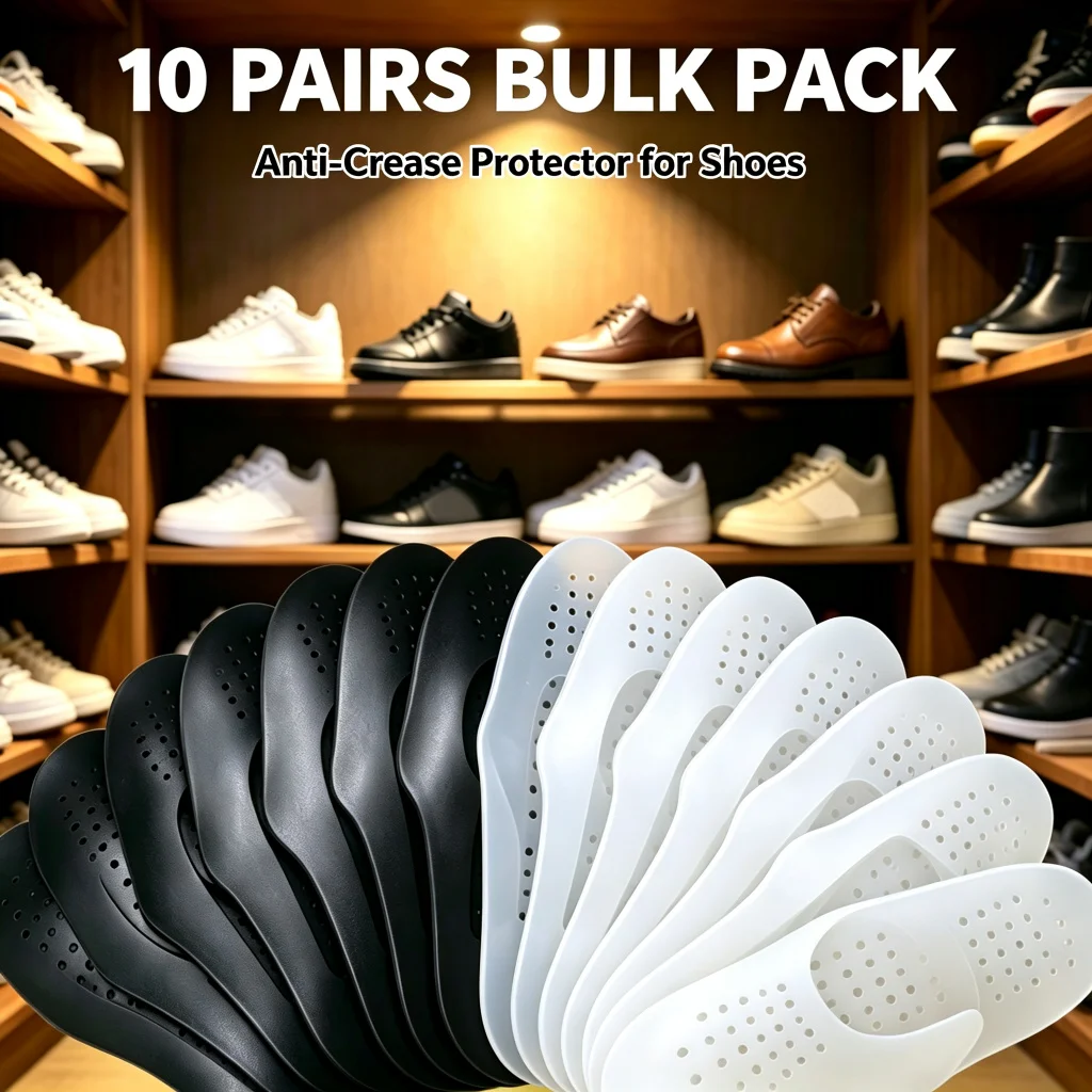 Sneaker Care Crease Protector - 10쌍 신발 주름 방지 보호대, 스니커즈