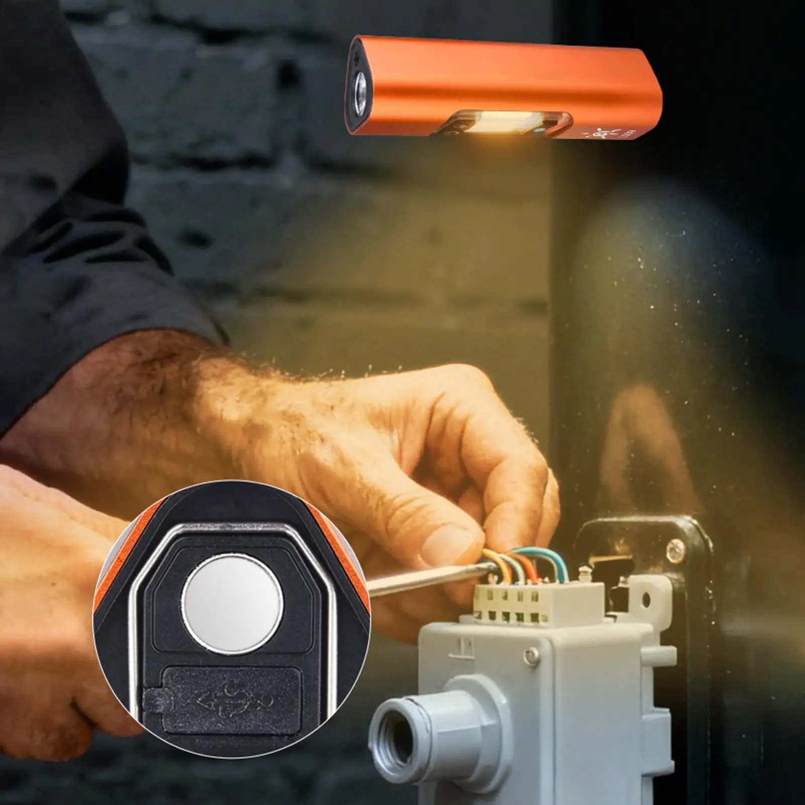 

Magnetic Flashlight Lightweight Portable Multi-Functional Bright Light Portable Bright Lights For House Indoor Outside Car Camp