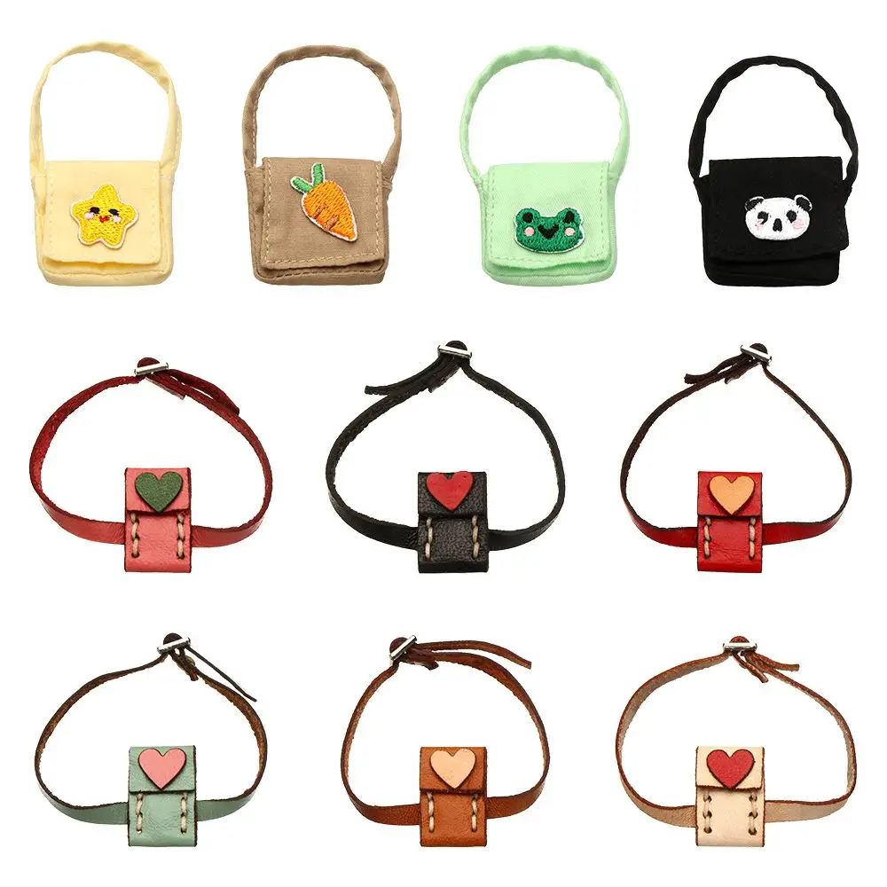Fashion Accessories Purse PU Leather Bag Vest Cloth Bag  Accessories Dolls Backpack