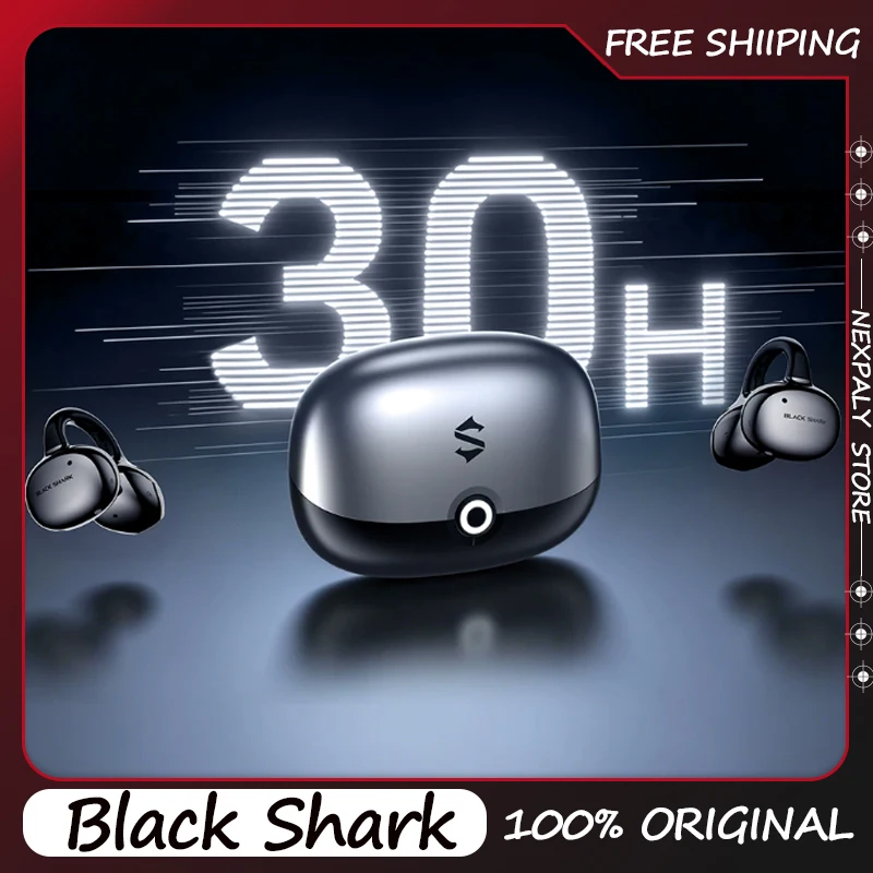 

Black Shark Open Ear Pro Wireless Gaming Earphones ANC Earphone Bluetooth Earphones IPX5 Waterproof AI Translation Headphones