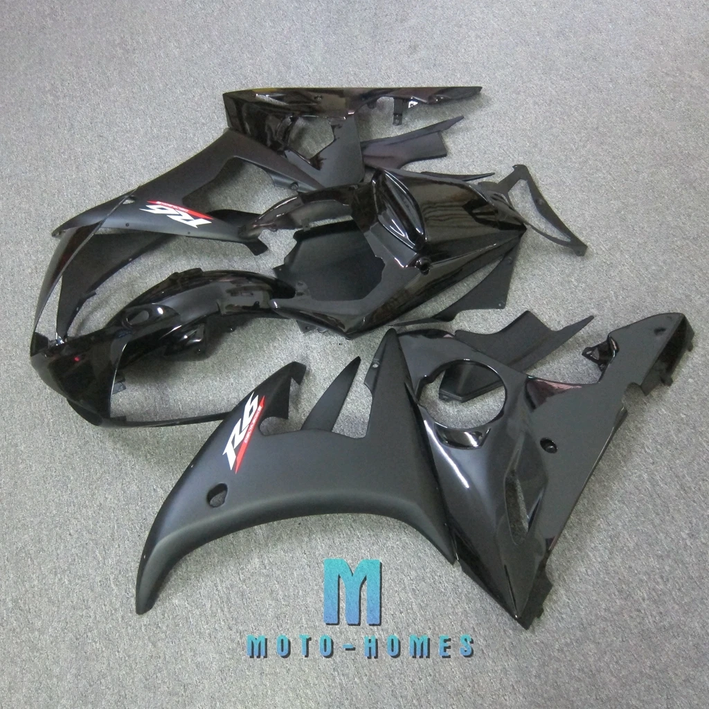 

ABS Fairing Kit for Yamaha YZF R6 2003 2004 2005 ABS Plastic Matte Black Fairings Set YZFR6 03 04 05 ZXMT Rebuild