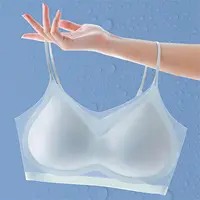 New Summer Seamless Ultra-Thin Ice Silk Bra Women Sexy Push Up Bra Intimates Wireless Bralette Underwear Air Cooling Brassiere