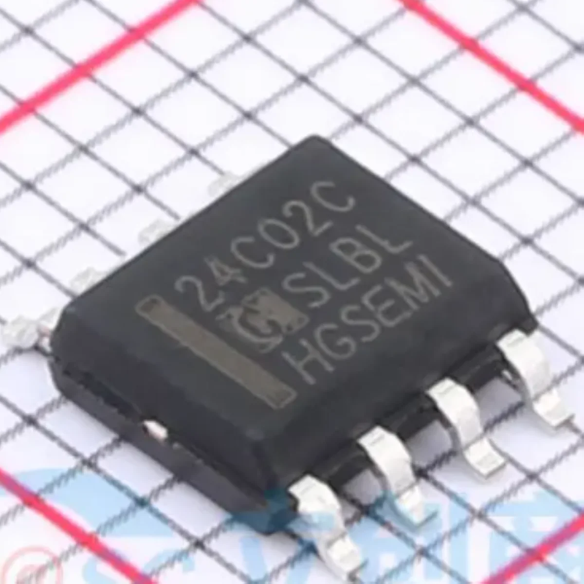 24C02C HG24C02CM NEW Original 2-Kbit I2C-compatible Serial EEPROM 2Kbit I2C 1MHz 1.7V~5.5V SOP-8 SOP8 HG24C02CM/TR EEPROM 24C02C