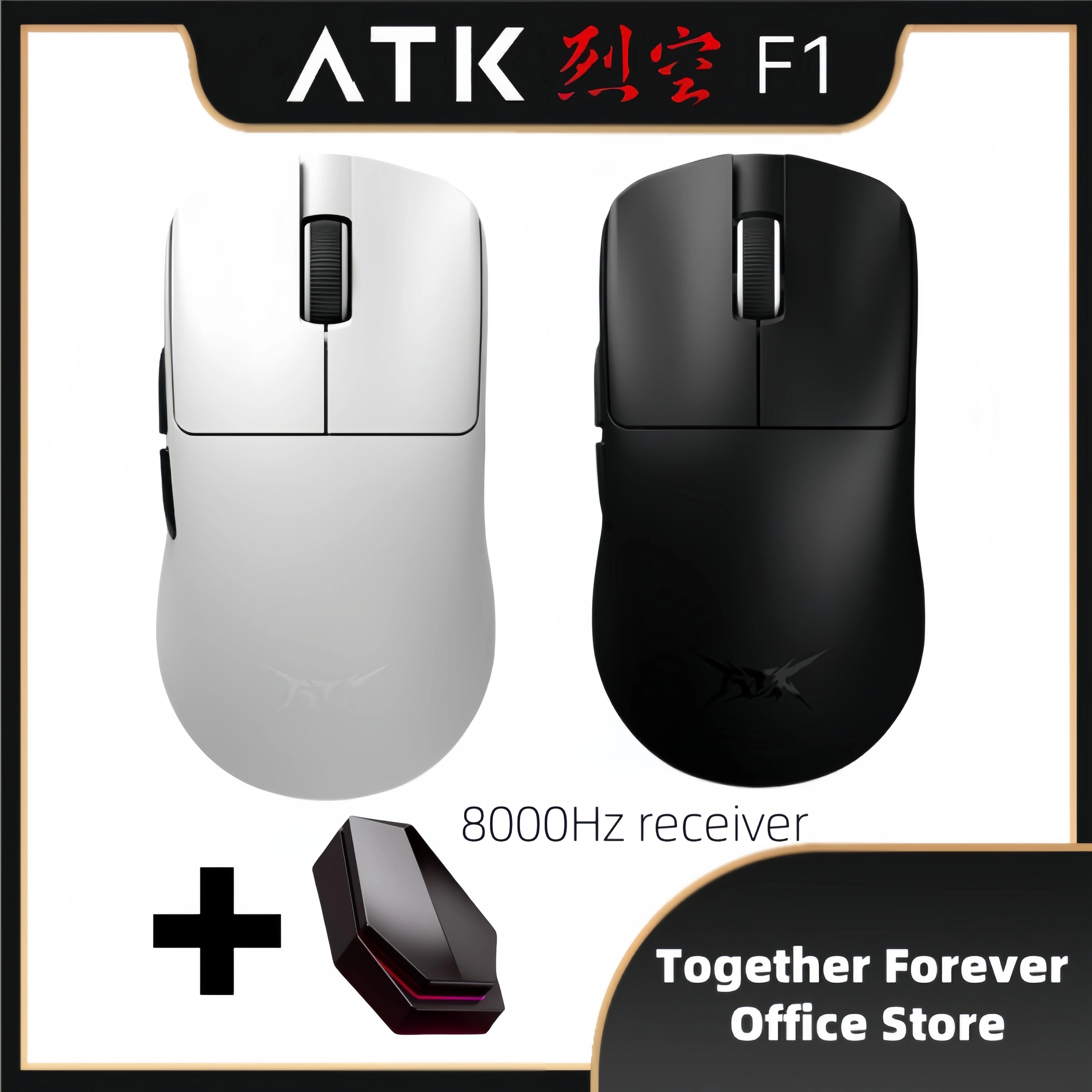 

ATK Liekong F1 Wireless Mouse ATK Blazing Sky Three Mode Gaming Mouse Double 8K 3950Sensor FPS Lightweight Pc Gamer E-sport Mice